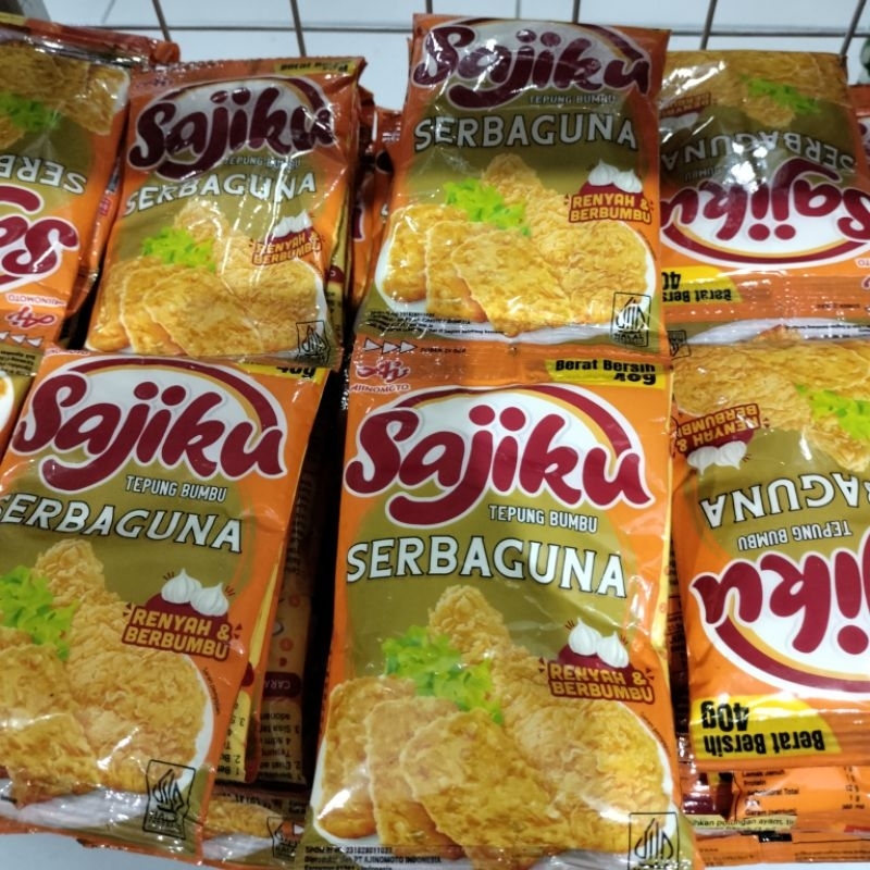 Jual SAJIKU TEPUNG BUMBU SERBAGUNA 40 GRAM RENCENG/TEPUNG BUMBU 40 GR ...