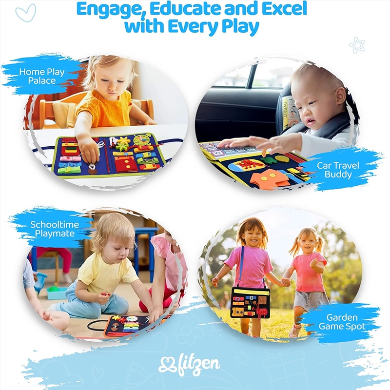 Jual SOME TOY Busy Board Mainan Montessori Untuk Perkembangan Anak ...