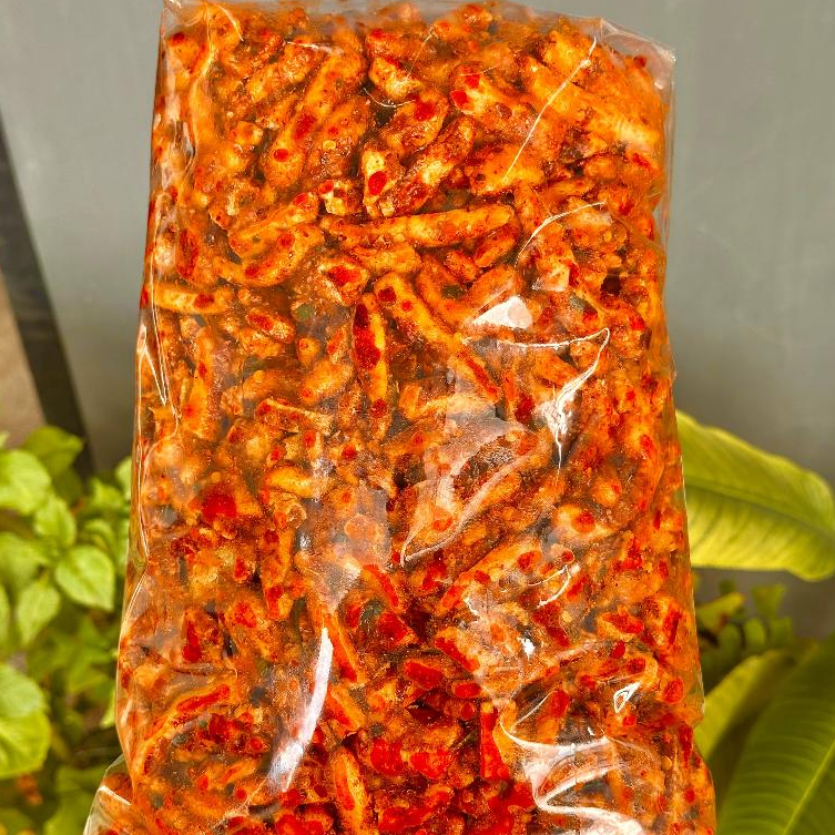 Basreng Viral Bandung 1Kg Pedas Daun Jeruk