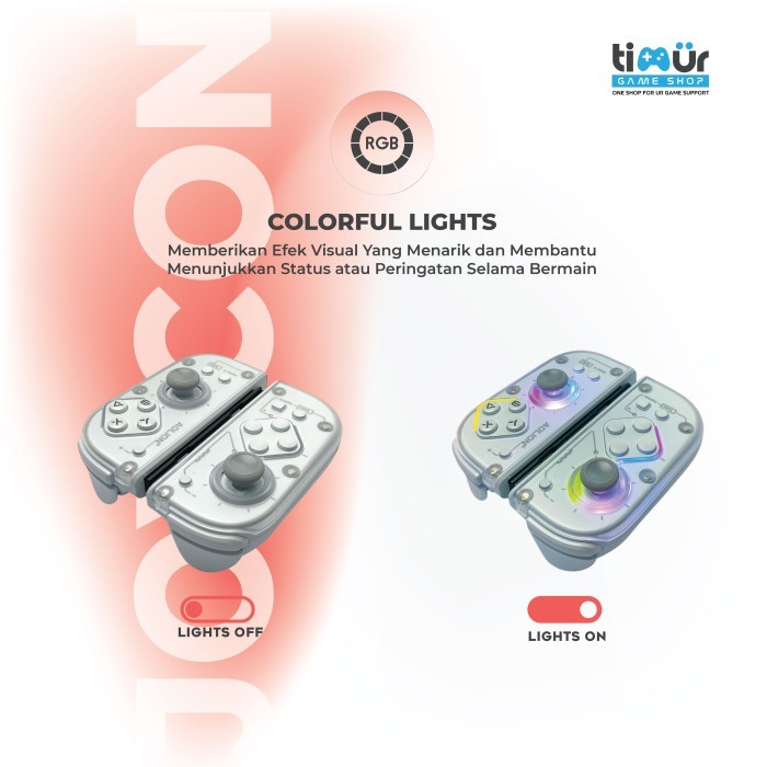 Jual Aolion Joy-Con Joycon JoyPad Controller Stik Stick (L/R) RGB 6 ...