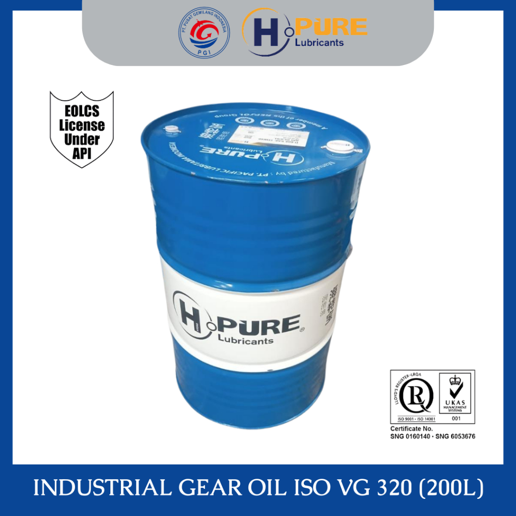 Jual Oli Hydropure Industrial Gear ISO VG 320 (200 Liter) | Shopee ...