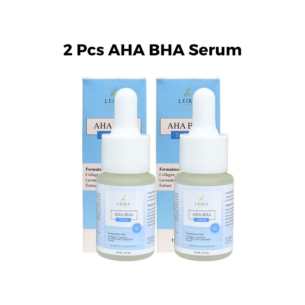 Jual (BELI 2 PCS LEBIH HEMAT) Leika Skincare Serum AHA BHA Resmi BPOM ...