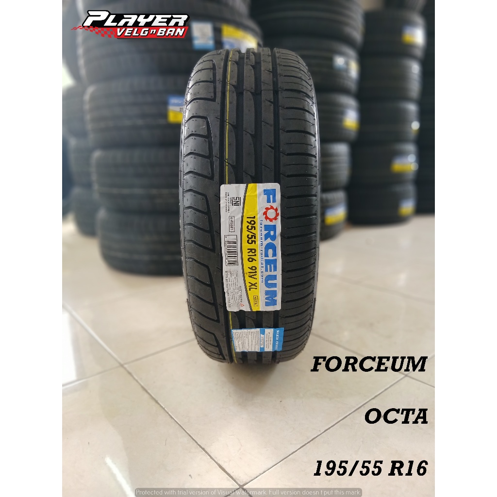 Jual BAN MOBIL RADIAL UKURAN 195/55 R16 FORCEUM OCTA BAN TUBLES EMPUK ...