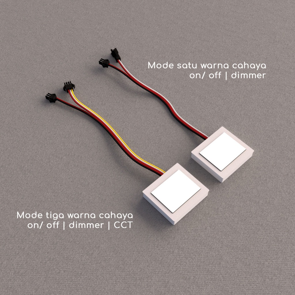 Jual Saklar Sensor Sentuh DC 12V/24V 5A 60W Untuk Lampu LED Cermin ...