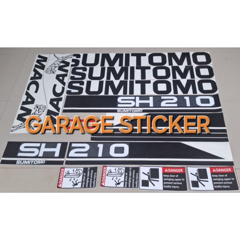 Jual STICKER EXCAVATOR SUMITOMO SH 210 MACAN | Shopee Indonesia