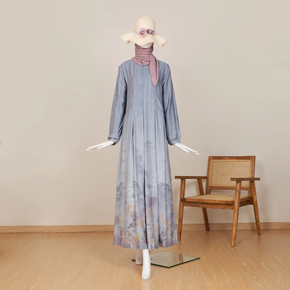 Detail samping Gamis Busui Size S Le Khari Thania Gamis Premium Rayon Twill