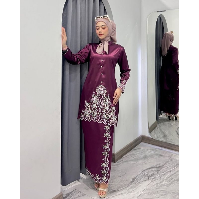 Jual BAJU KURUNG MELAYU SET ROK PREMIUM | Shopee Indonesia