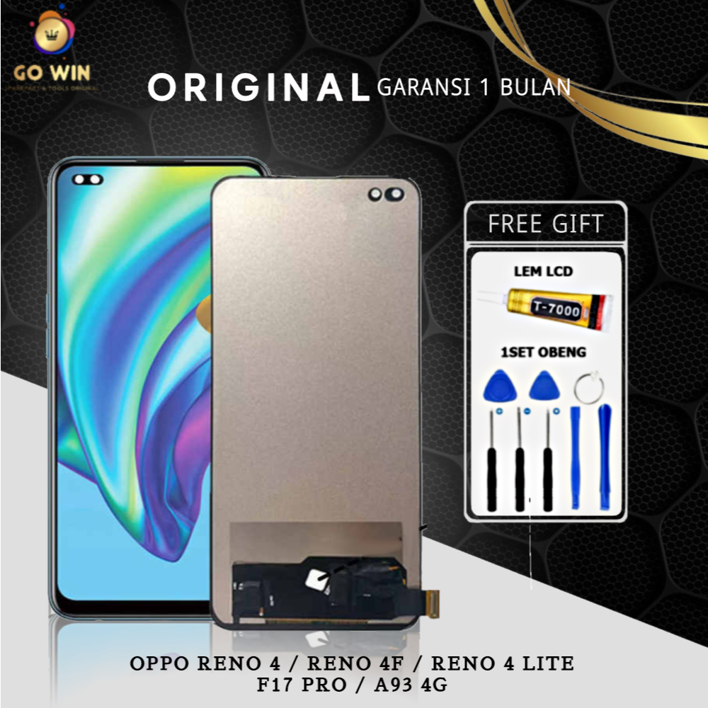 Jual ORIGINAL LCD OPP0 RENO 4 / RENO 4F / RENO 4 LITE / F17 PRO / A93 ...