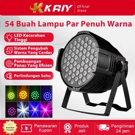 Kaiy 3W 54 Lampu Panggung Led Par Full Colour Moving Bead Beam Light Disco Par Light Led Mini