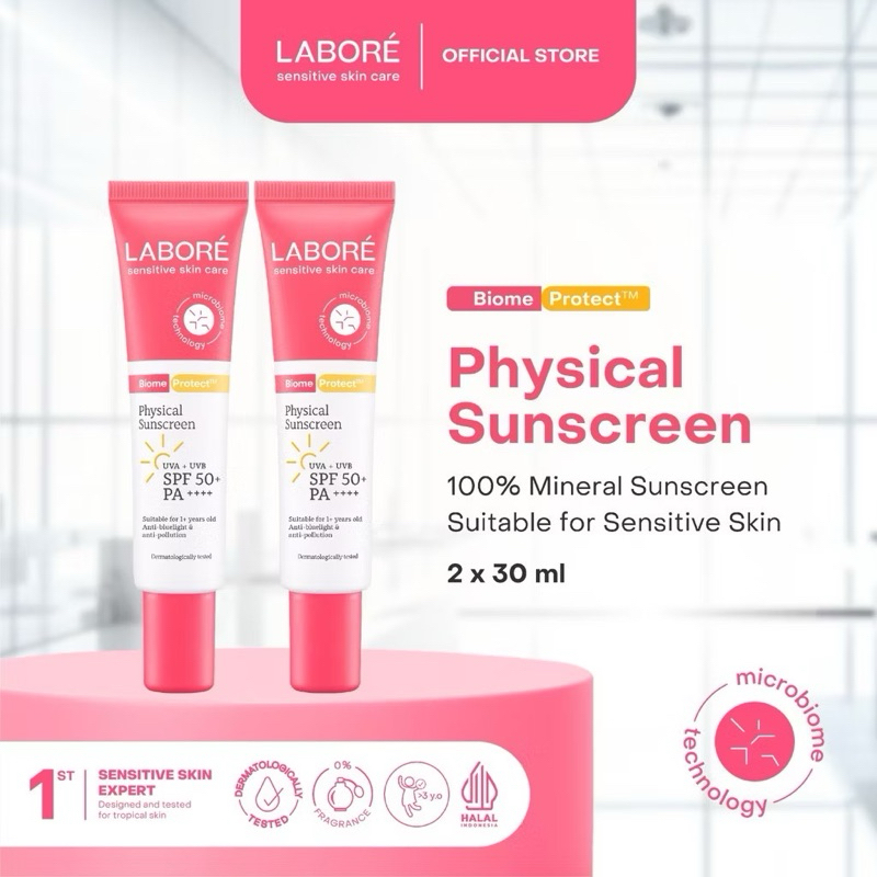 Jual LABORE PHYSICAL SUNSCREEN 2 ukuran | Shopee Indonesia