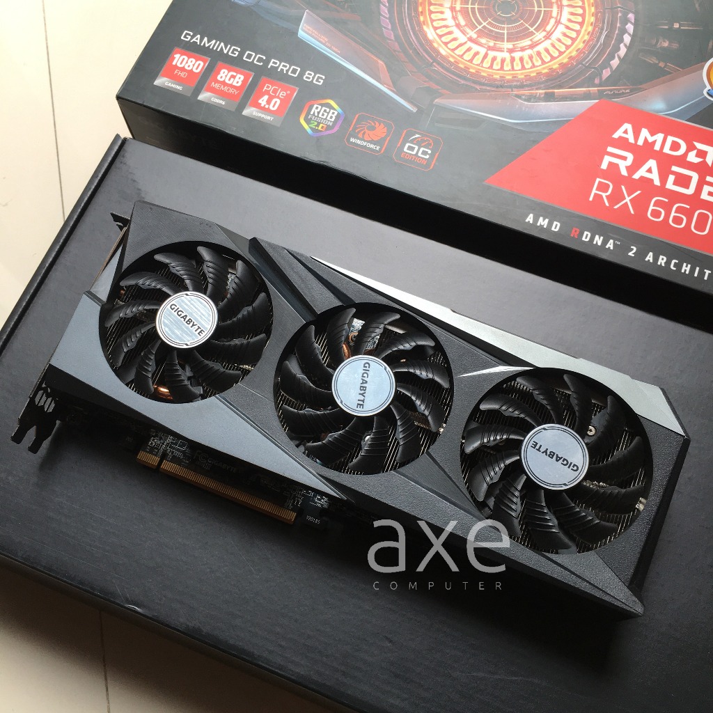 Jual RX 6600 XT 8gb Gddr6 Gigabyte Gaming OC Fullset | Shopee Indonesia