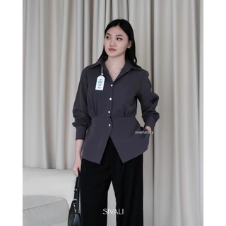 Sivali Alaia Fitted Blouse Wanita Premium Polyester