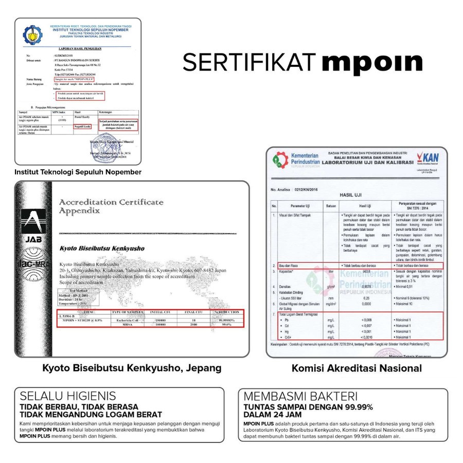 Jual Septic Tank Mpoin Bioplus 1600 - Toren / Tangki Pengolahan Limbah ...