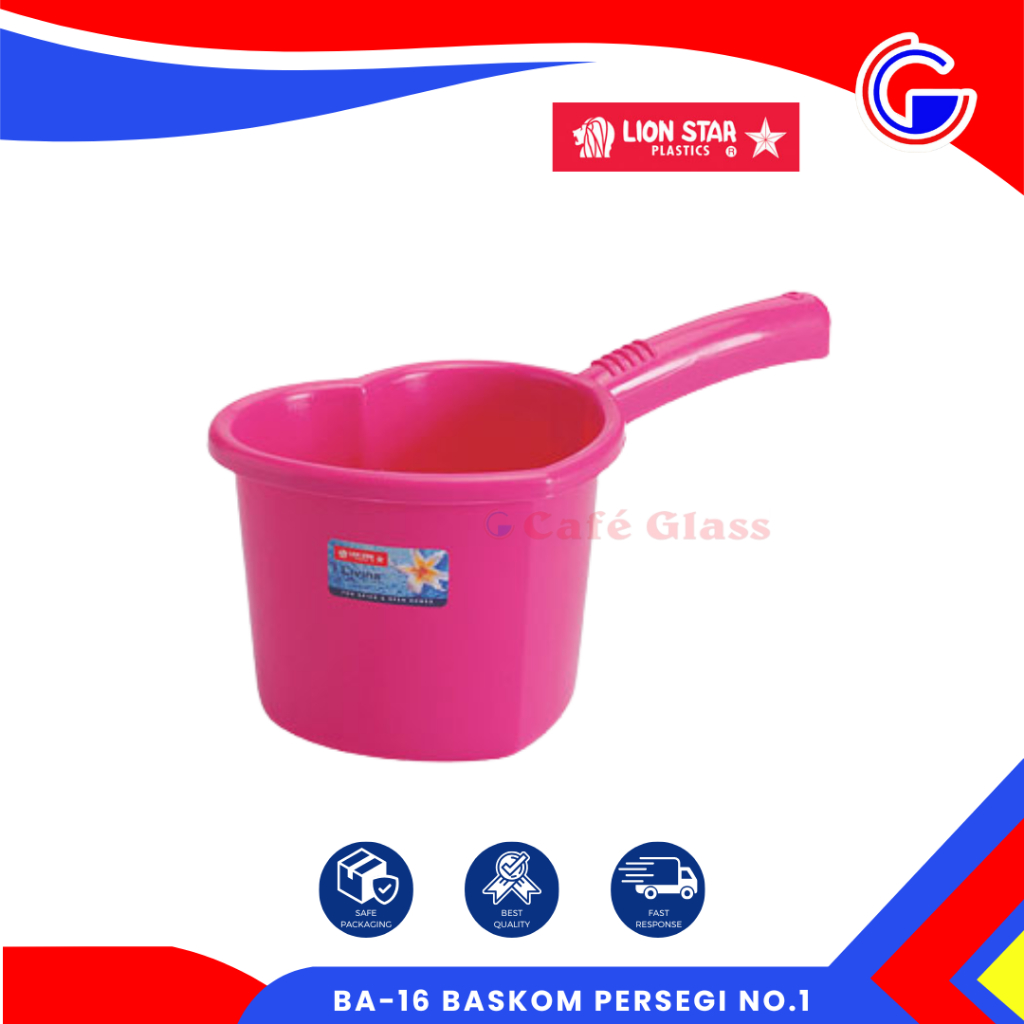 Gayung Lope Pink Blue / Gayung Mandi Anti Pecah (Hw-1) 1.5L Lion Star / Gayung Air Pastel Biru Ungu Merah Mudah / Alat Kamar Mandi