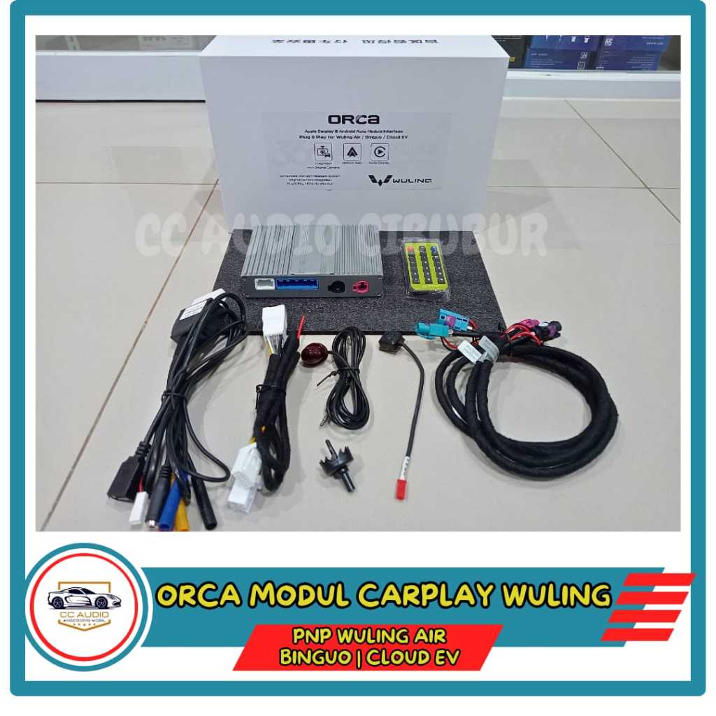 Jual Modul CarPlay Android Auto Orca Plug N Play Wuling Cloud EV ...