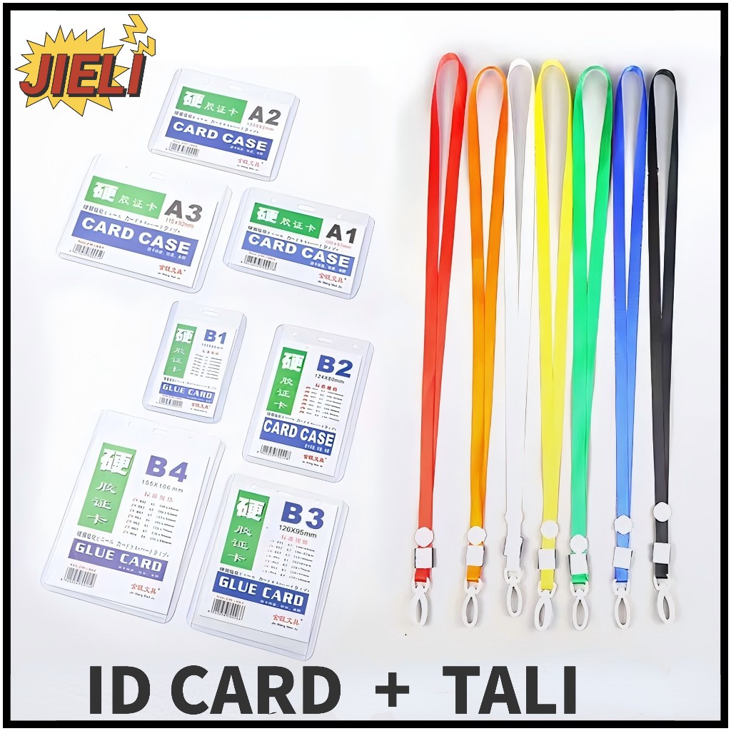 Jual ID CARD CASE +TALI Name Tag ID Card Holder Gantungan Kartu Nama ...