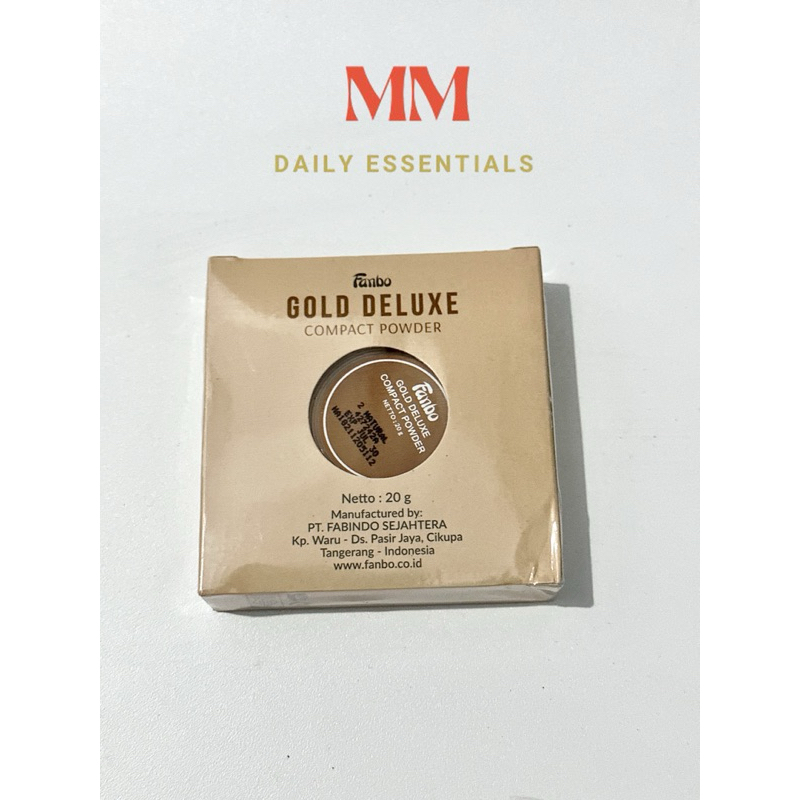 Jual Fanbo Gold Deluxe Compact Powder 20 Gr (PCS) | Shopee Indonesia