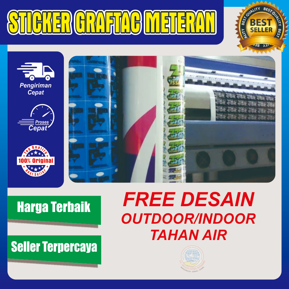 Jual CETAK STIKER GRAFTAC / STIKER GRAFTEK CUSTOM GRATIS DESAIN ...