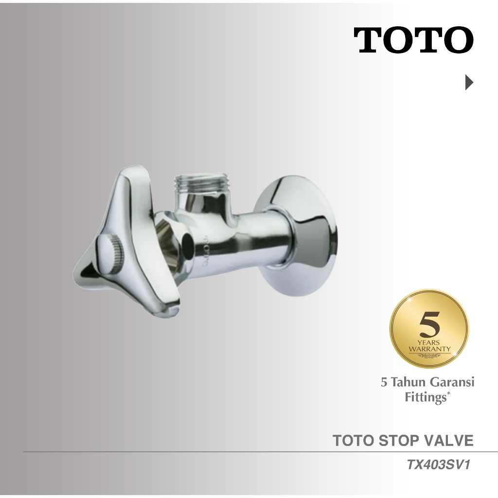 Jual TOTO Stop Valve TX403SV1 | Stop Keran | Shopee Indonesia