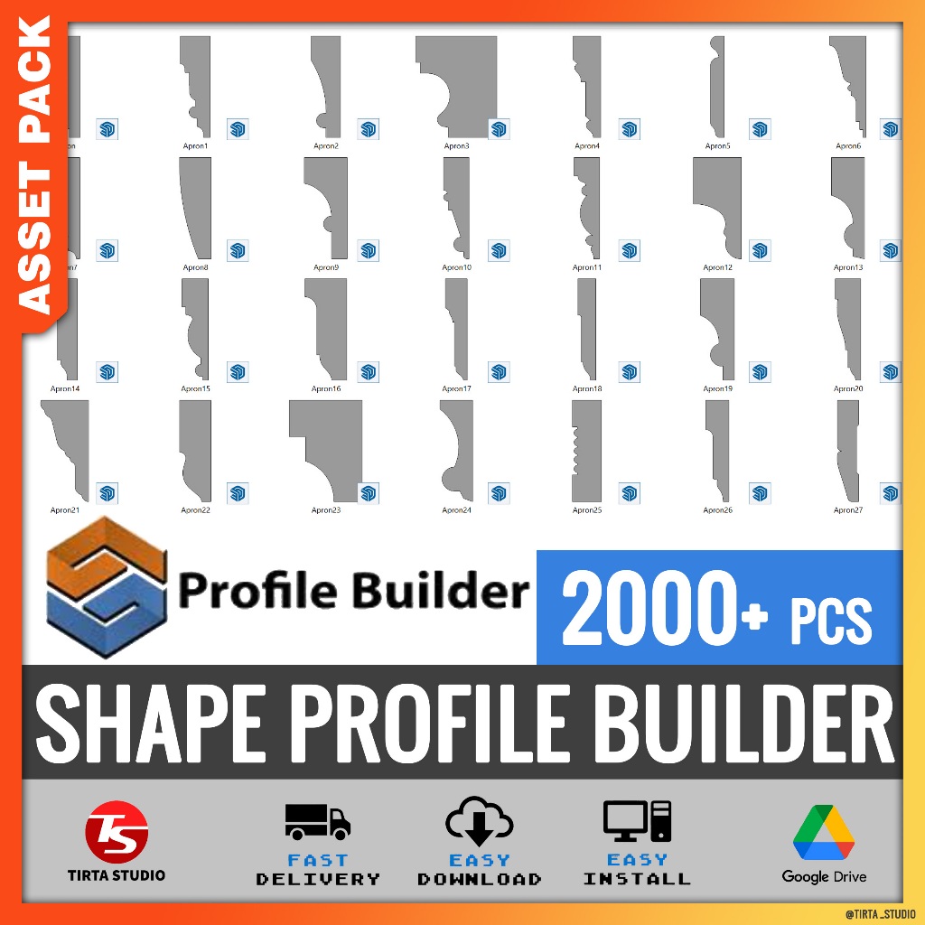 Jual Shape Profile Builder Sketchup | Shopee Indonesia