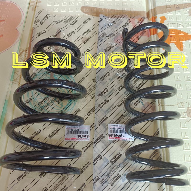 Jual per keong perkeong recoil spring rear depan belakang Innova inova ...