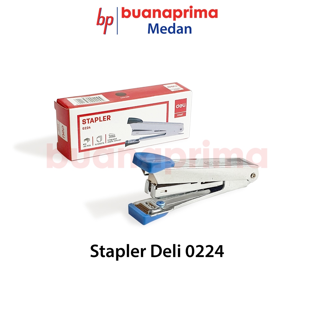 Jual STAPLER DELI 0224 Kecil Hekter Jegrekan Staples Besi Menggunakan ...