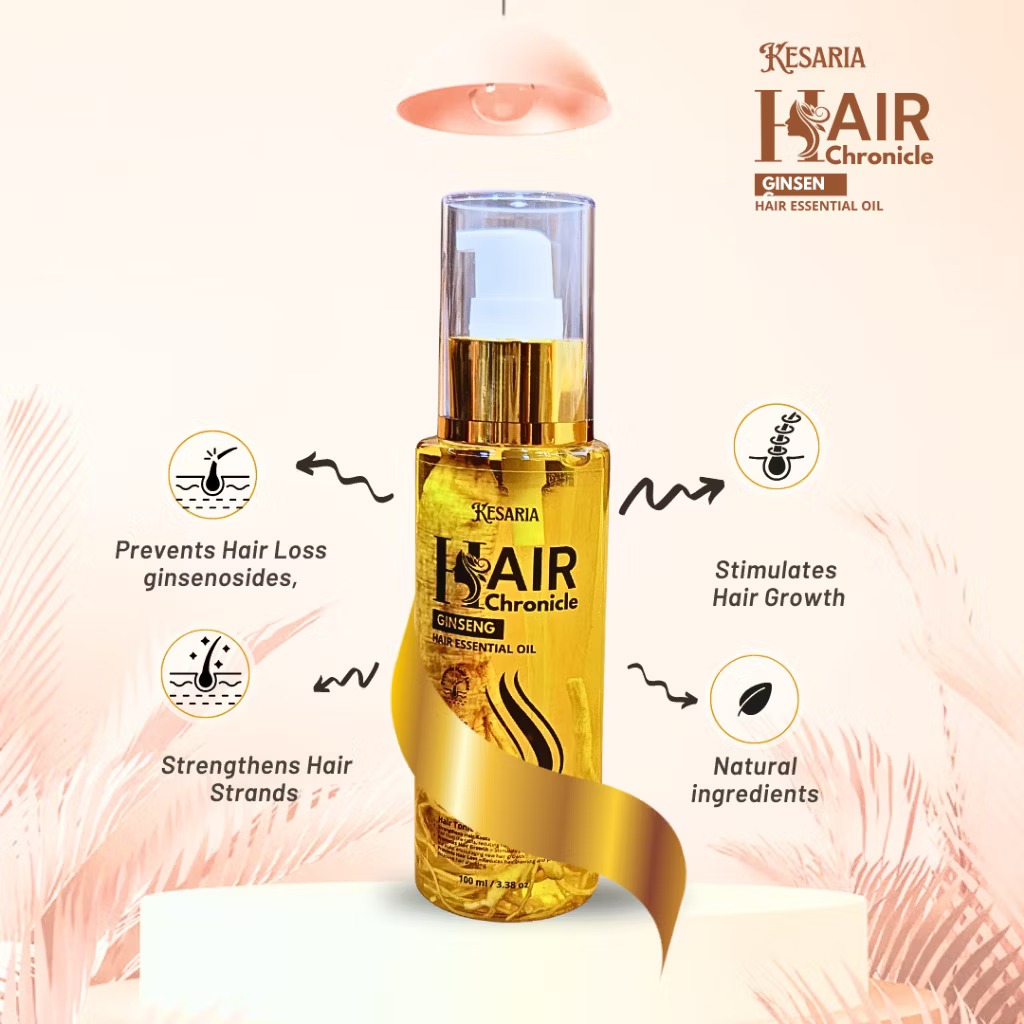 Fl Kesaria Ginseng Hair Essence Oil Tonic Perawatan Rambut Rontok Dan Pertumbuha - foto 5