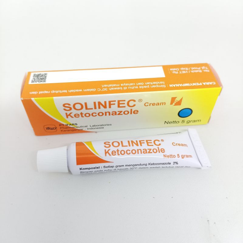 Jual SOLINFEC CREAM / KETOCONAZOLE SALEP / ANTI JAMUR PANU KUTU AIR ...