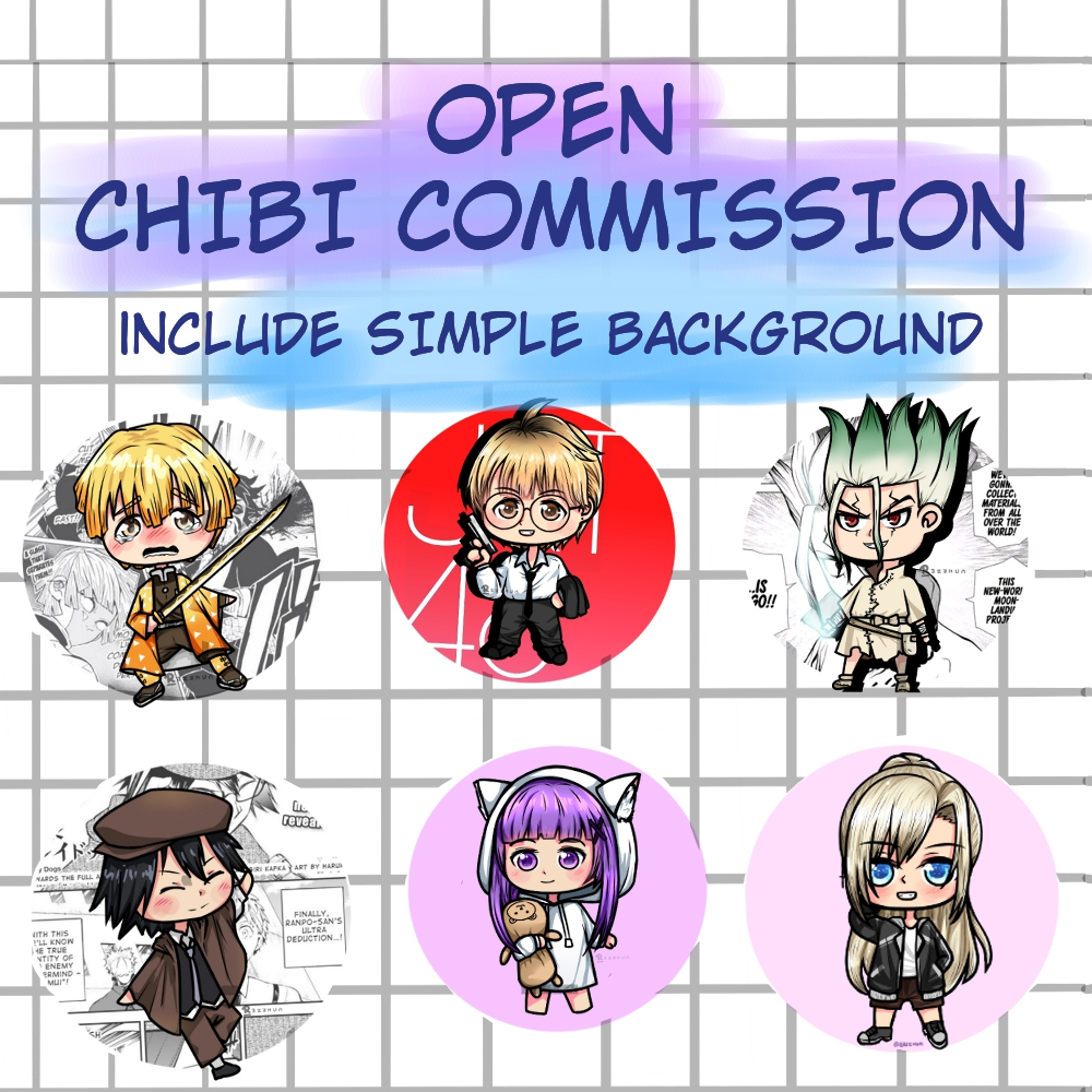 Jual OPEN COMMISSION Chibi Art | Jasa Gambar Digital Bebas Sesuai ...