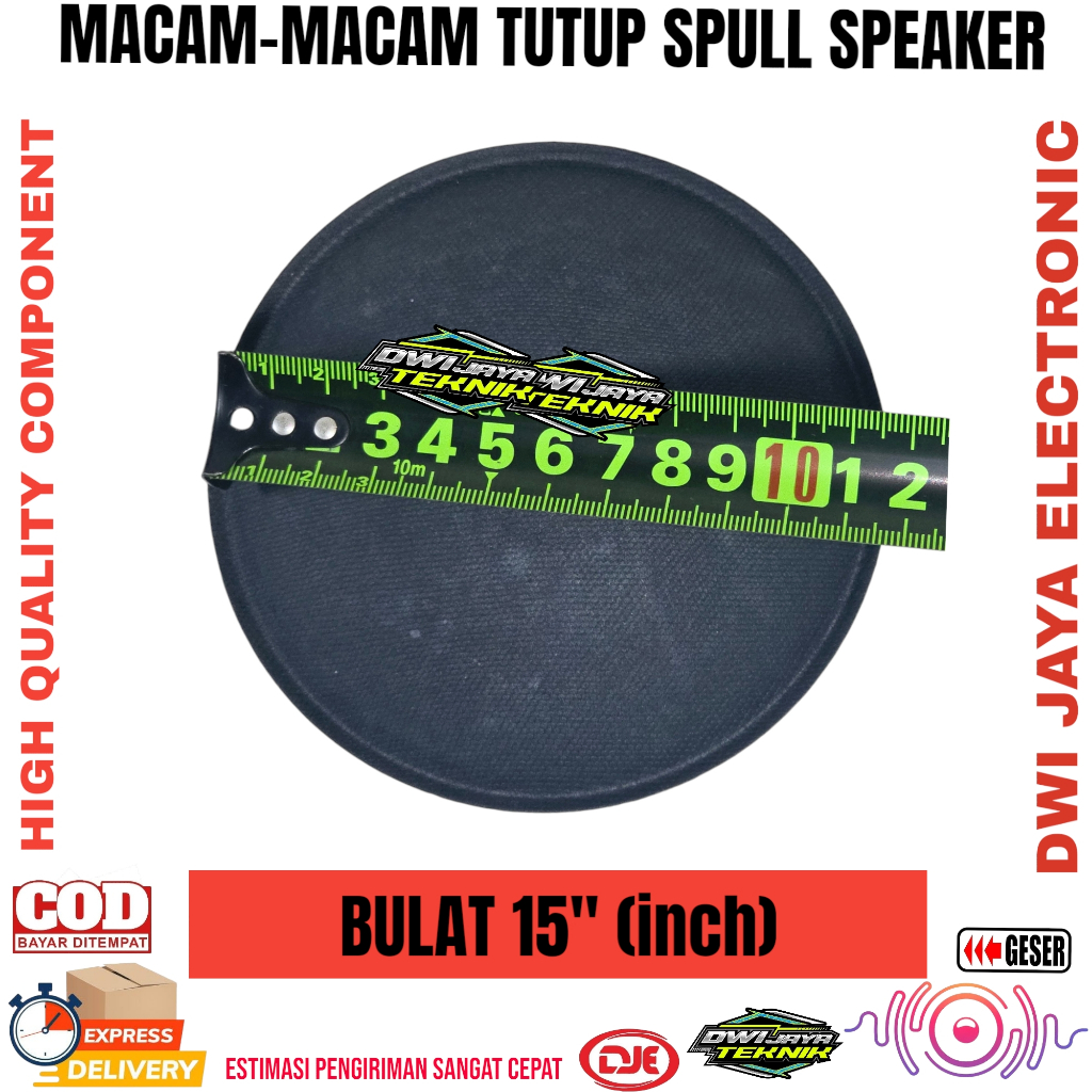Jual TUTUP SPOOL SPEAKER 8 INCH 10 INCH 12 INCH DAN 15 INCH | Shopee ...
