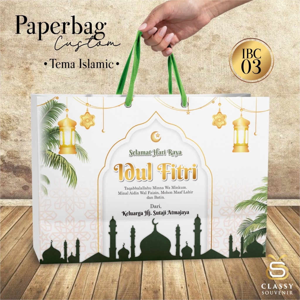 Jual PAPER BAG HARI RAYA IDUL FITRI CUSTOM FREE DESIGN - TAS TENTENG ...