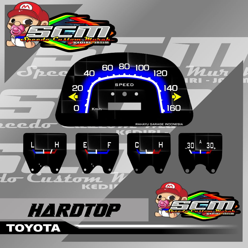 Jual panel speedometer custom toyota hardtop | Shopee Indonesia