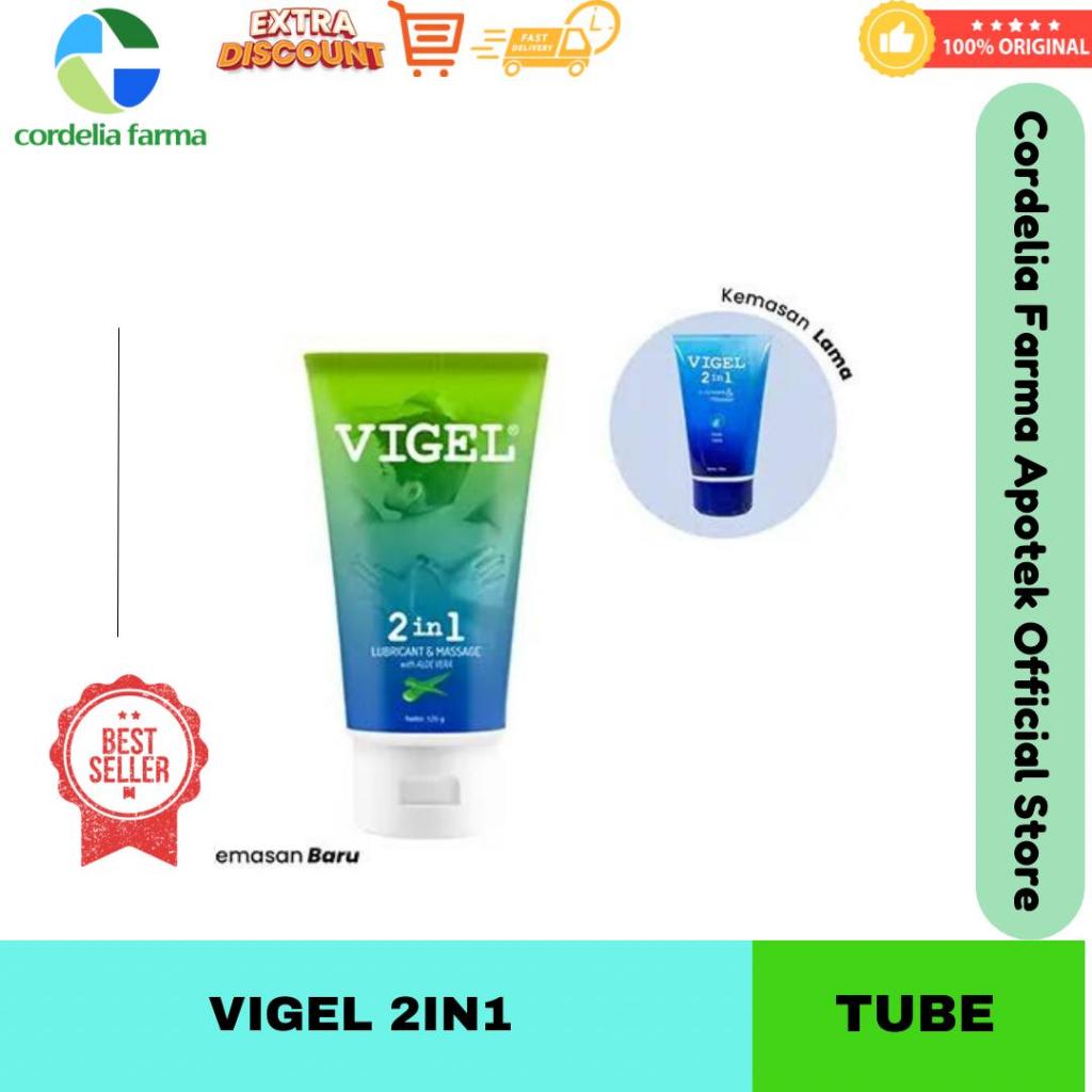 Jual Vigel 2in1 Lubricant & Massage with Aloe Vera | Shopee Indonesia