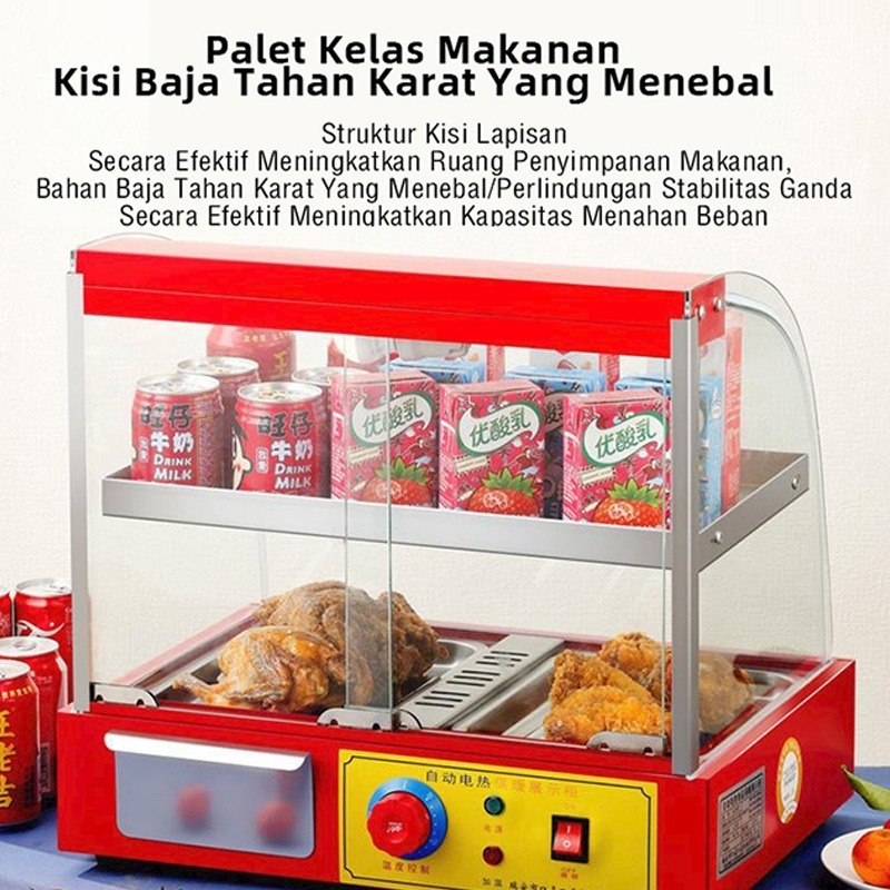 Jual Phlinice Termostat Isolasi Komersial Kabinet Pemanas Chestnut Tart ...