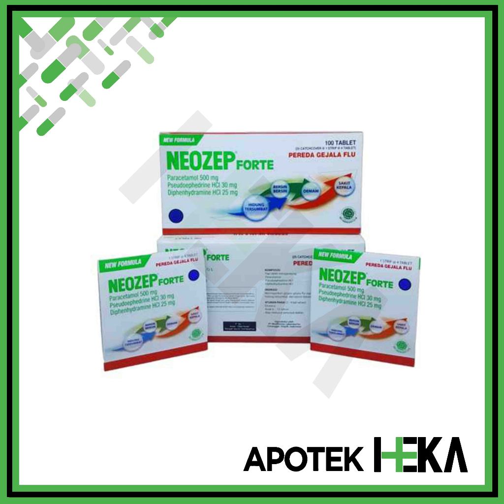 Jual Neozep Forte Box isi 25x4 Tablet - Obat Flu dan Hidung Tersumbat ...