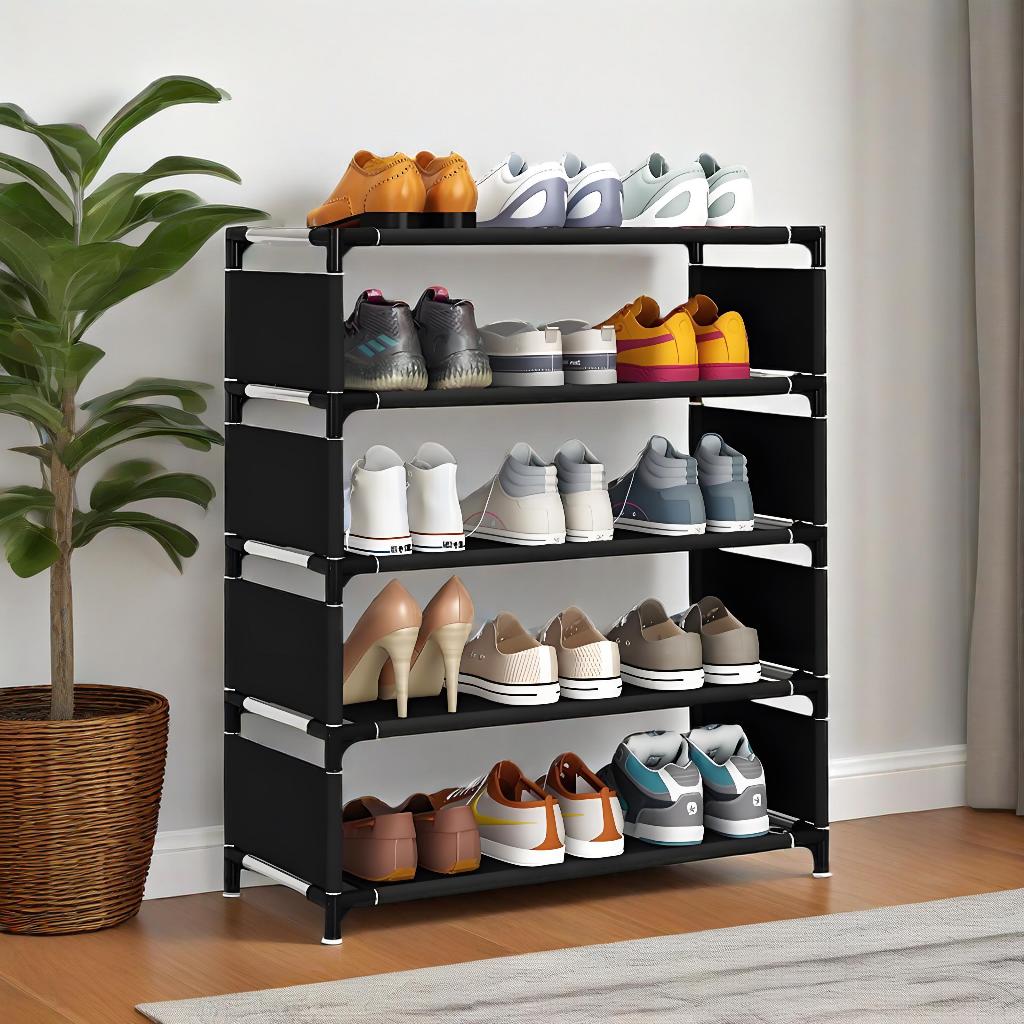 Jual Rak Sepatu Minimalis 5 Tingkat Besi Anti Karat - Bisa COD & Free ...
