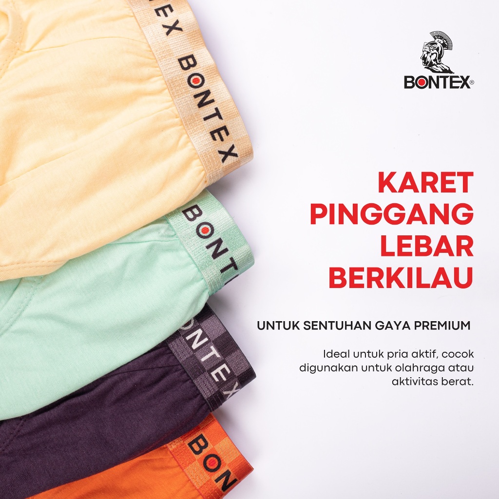 Jual BONTEX Metrofit Grid - Celana Dalam Pria Model Segitiga - Bahan ...
