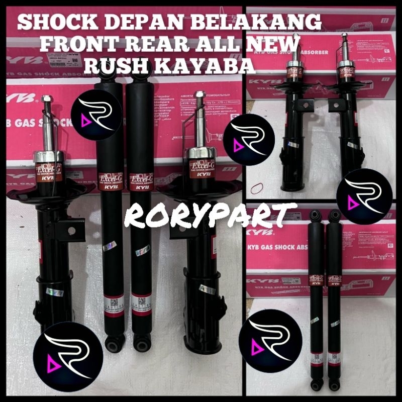 Jual SHOCKBREAKER SHOCK DEPAN BELAKANG / FRONT REAR ALL NEW RUSH MERK ...