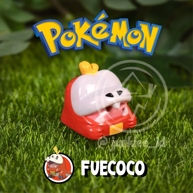 Jual Pokemon fuecoco artisan keycaps buaya api fire type first ...