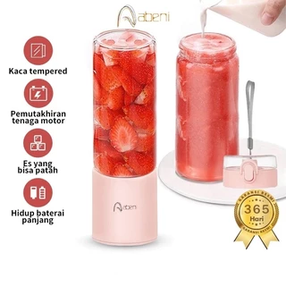 Abeni Blender Juicer Portable USB 400ML Mini Juicer Multifungsi 6 Mata Pisau Kaca menebal cangkir