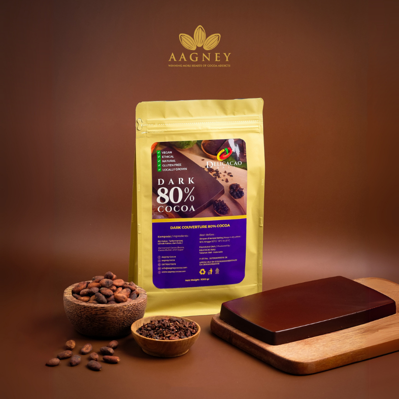 Jual Couverture Dark 80% Cocoa 1 kg - Aagney Cocoa | Shopee Indonesia