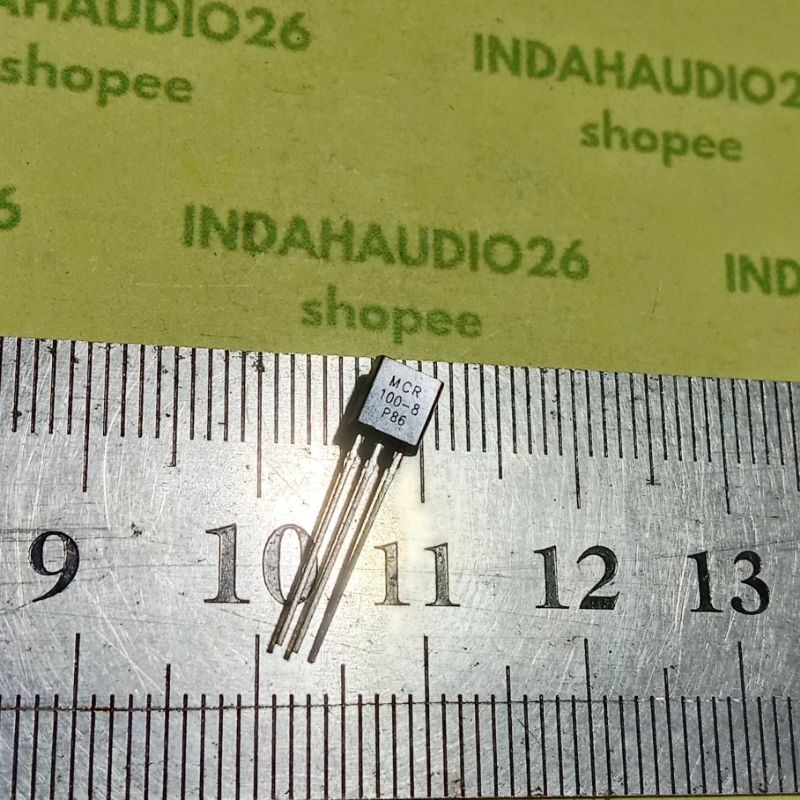 Chanzon 100 Pièces MCR100-6 TO-92 Thyristor 0.8A Transistor