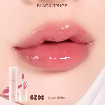 BLACK ROUGE Lip Gloss KOREA Chewy Lip Glaze High Shine Jelly Texture Volume High Glow Glaze