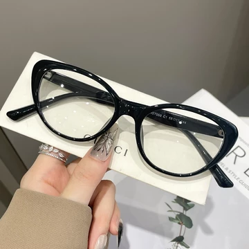 Viendo Kacamata Photocromic Anti Blueray Minus Wanita Cat Eye Frame Bluecromic Kaca Mata Optik