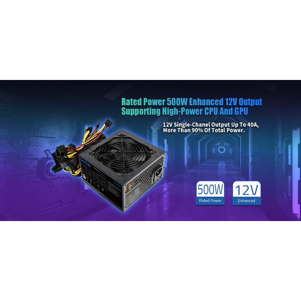 Jual Power Supply PSU Internal PC Komputer | PCCooler PC Cooler HW500 ...