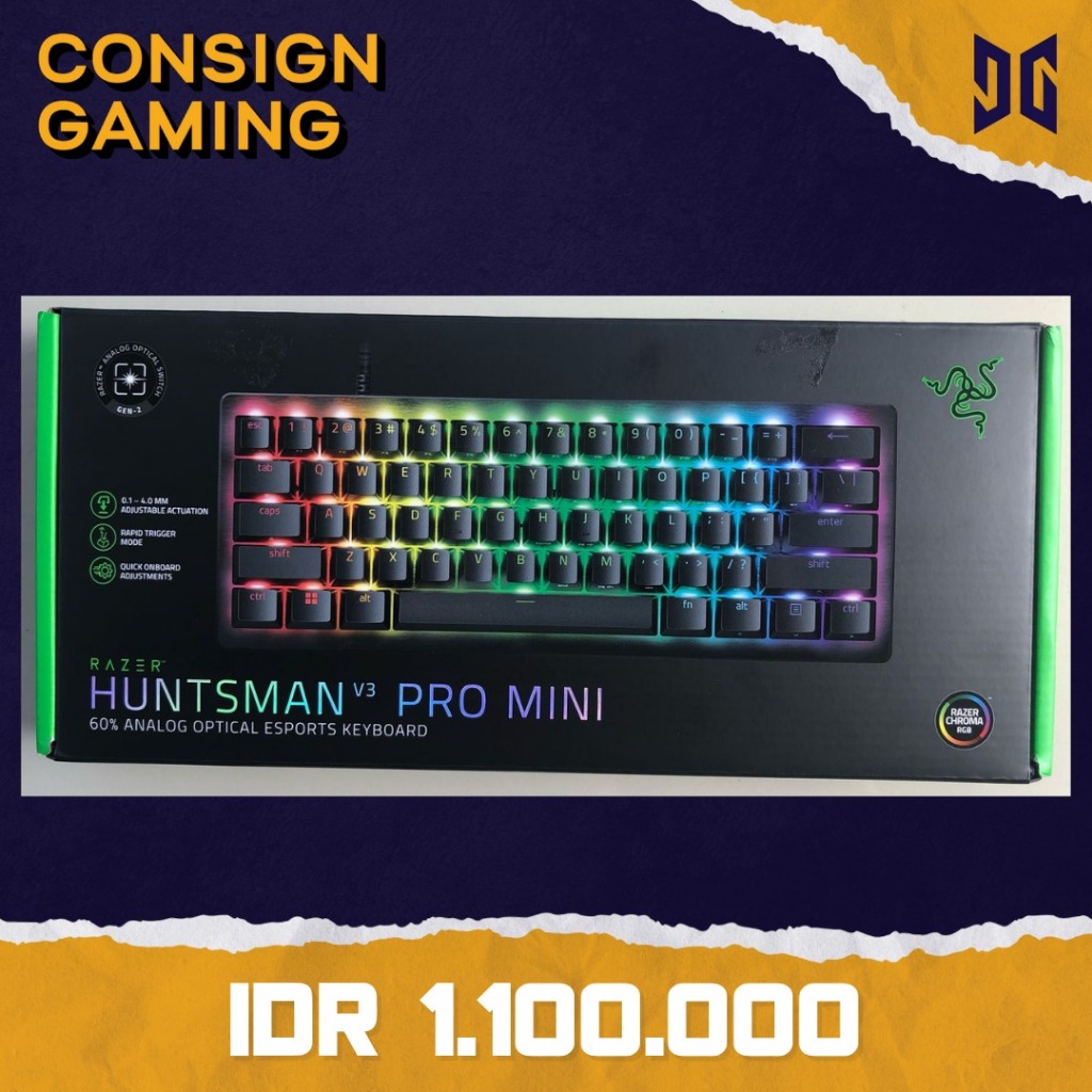 Jual RAZER HUNTSMAN V3 PRO MINI ( CODE : RT859 ) | Shopee Indonesia