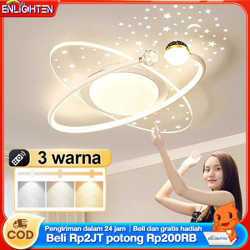Jual 【Garansi 30 tahun】 Lampu Plafon LED 72W lampu plafon aesthetic ...