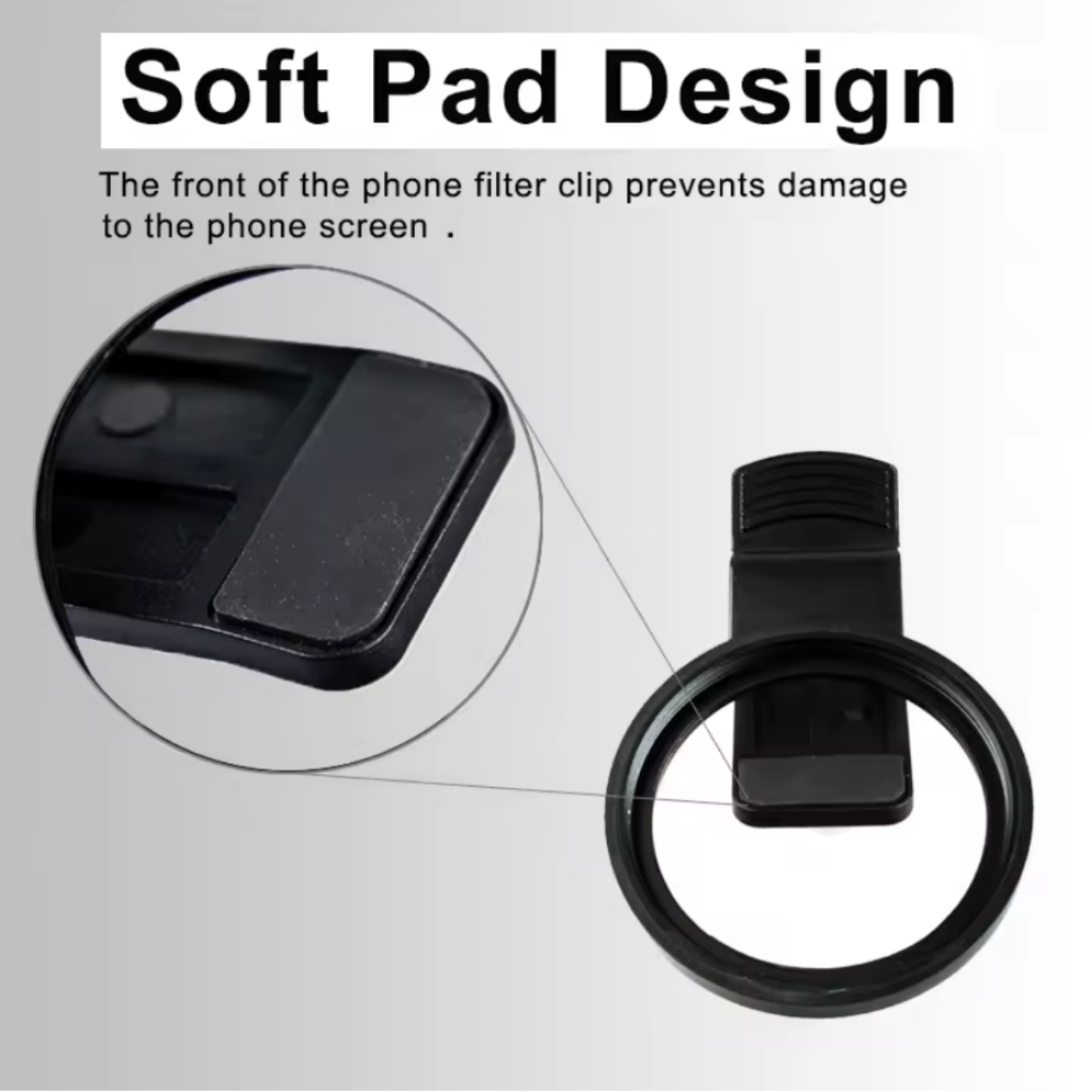 Jual KLIP Adapter Filter Smartphone 52mm 67mm, Mobile Phone Universal ...