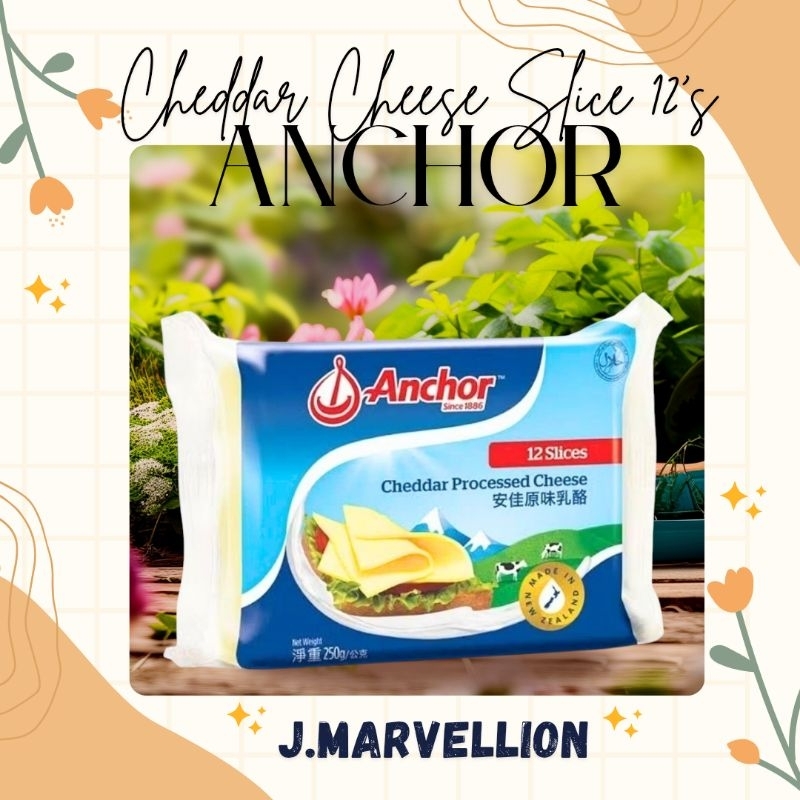 Jual Anchor Cheddar 12 Slice 200gr | Shopee Indonesia