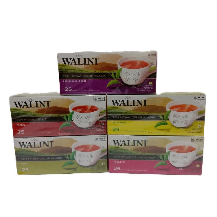 Jual Walini Teh Hitam Asli dengan aneka rasa original, jasmine, leci ...